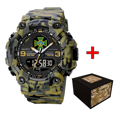 Годинник наручний Awarder 011 ДПС Army Green, 1202-0150