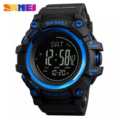 Skmei 1358 Black-Blue Smart Watch Compass, 1080-0956
