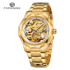 Forsining 8240 Gold-White Steel