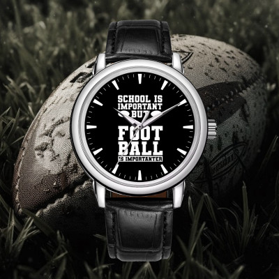 Football Watch for Dad Model 220117 - Personalized Vintage Design, 3140-0017