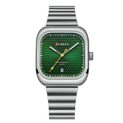 Curren 8460 Silver-Green, 1008-0452