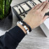 2B Rich Bracelet Lion White-Black, 4010-0027