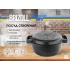 Каструля чавунна Brizoll з кришкою-сковородою 6 л, 6P-2L-plv