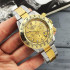 Rolex Daytona Quartz Date Silver-Gold-Gold, 1020-0458