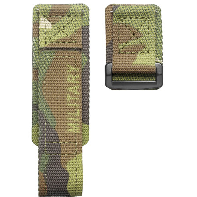 Ремешок для часов Hemsut HS131 Military nylon Velcro Camo Green 22 mm, 1051-1315