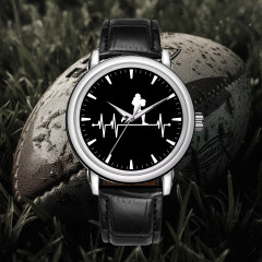 Vintage Leather Football Watch Model 220108 - Gifts for Him