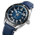 Skmei 9232LSIBU Silver-Blue-Leather Strap, 1080-2347