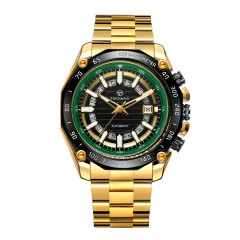 Forsining 8279 Gold-Black-Green