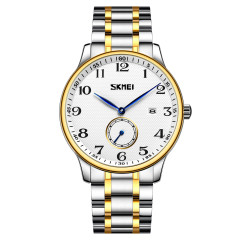 Skmei 9297GDSI-AC Gold-Silver Numbers