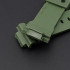 Ремінець для Casio G-Shock DW-5600/6900/G-5600/GW-M5610 Army Green Silver, 1051-0825