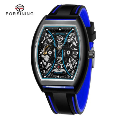 Forsining 8252 All Black-Blue, 1059-0211