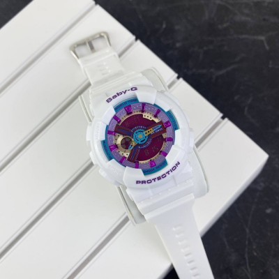 Casio Baby-G GA-110 White-Blue-Violet, PO-1006-1498