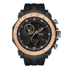 Sanda 6012 Black-Rose Gold