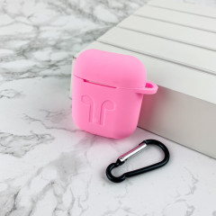 Чехол Airpods 1/2 Silicone Case Pink