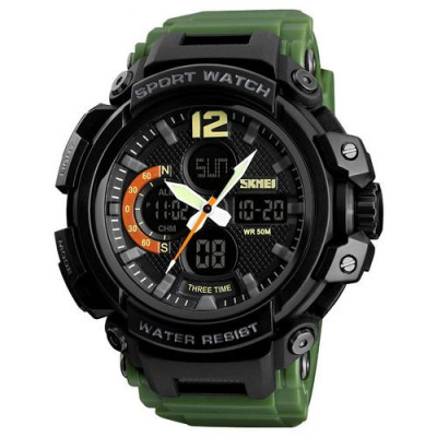 Skmei 1343 Black-Militari Wristband, 1080-0083