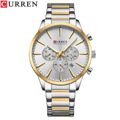 Curren 8435 Silver-Gold-Silver