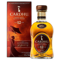 Виски Cardhu 12 лет выдержки 0.7 л 40% в подарочной упаковке