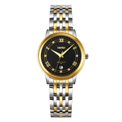 Skmei 9272TGDBK-S Gold/Silver-Black Lady, 1080-2448