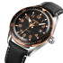 Skmei 9232LRGBK Rose-Gold Black Leather, 1080-1656