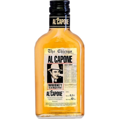 Напиток алкогольный Односолодовый AL CAPONE 0.2 л 40%, 4820136352271