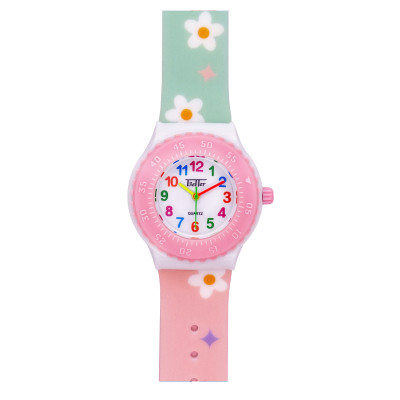 Дитячий годинник Better 001 Flowers Pink-White, 1184-0007