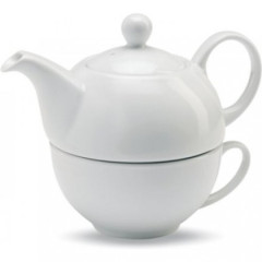 Набор: чайник заварочный и чашка фарфор Wilmax WL-994948