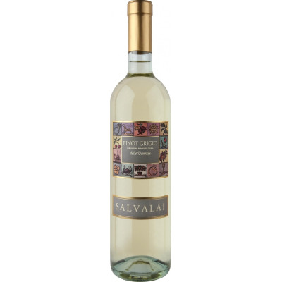 Вино Salvalai Pinot Grigio delle Venezie IGT біле сухе 0.75 л, 8005276011608, Cantine Salvalai
