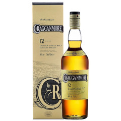 Виски Cragganmore 12 лет выдержки 0.7 л 43%