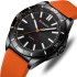 Curren 8449 Black-Orange, 1008-0419