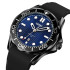 Skmei 9276PBKBU Black-Blue Silicone Strap, 1080-1553