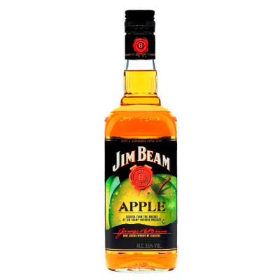 Віскі Jim Beam Apple 4 роки витримки 1 л, 5060045585295, Jim Beam