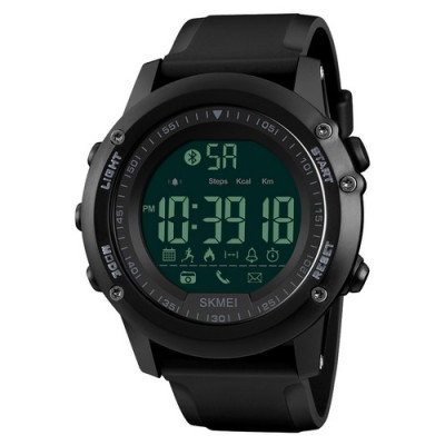 Skmei 1321 All Black Smart Watch, 1080-0558