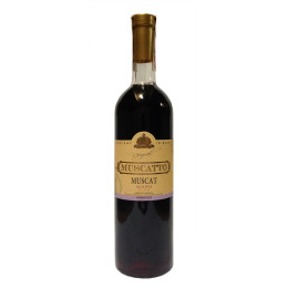 Вино Alianta Muscatto Vin Rosu червоне напівсолодке 0.75 л