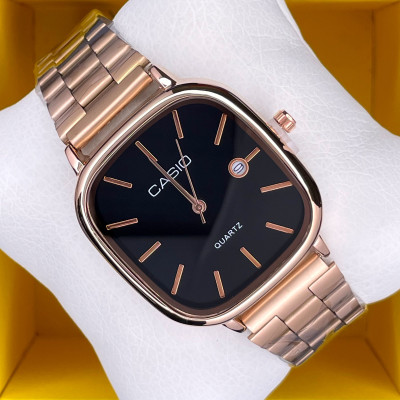 Casio 1072 Rose Gold-Black Rep, 1006-2363