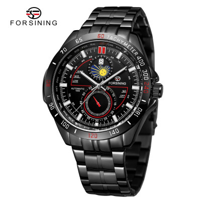 Forsining 8238 All Black Steel, 1059-0205