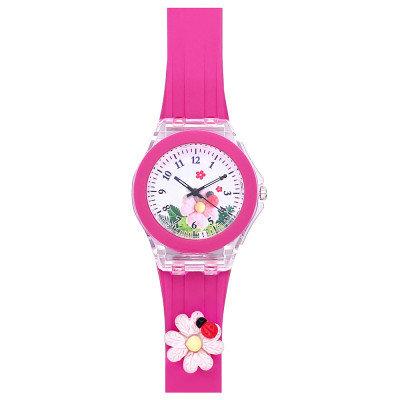 Дитячий годинник Better 005 Flowers Pink-White, 1184-0038