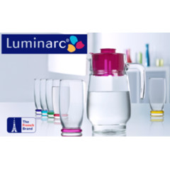 Набор для напитков Luminarc Rainbow J9039, 7 предметов