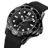 Skmei 9276PBKBK Black-Black Silicone Strap, 1080-1555