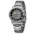 Winner 8012 Diamonds Automatic Silver-Black, 1099-0029