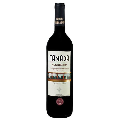 Вино Tamada Mукузани красное сухое 0.75 л, 4860004070012, Georgian Wines and Spirits Company