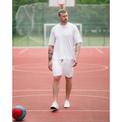 Футболка оверсайз чоловіча Dekka Asos OverSlim / чоловіча футболка Біла вільного крою бавовняна ЛЮКС якості