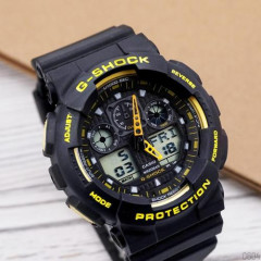 Casio G-Shock GA-100 Black-Yellow-Black