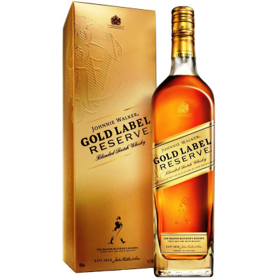 Виски Johnnie Walker Gold Reserve 12 лет выдержки 0.7 л 40% в подарочной упаковке, 5000267117560, Johnnie Walker