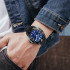 Skmei 9276PBKBU Black-Blue Silicone Strap, 1080-1553