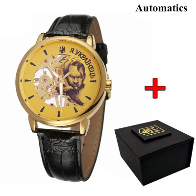 Годинник наручний Patriot 022 Gold-Black Automatics Я Українець, 1201-0444