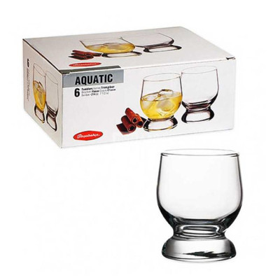Набор стаканов для виски Pasabahce Aquatic 214мл 6 шт - 42973, 42973, Pasabahce