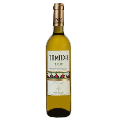 Вино Tamada Tвіші біле напівсолодке 0.75 л, 4860004070135