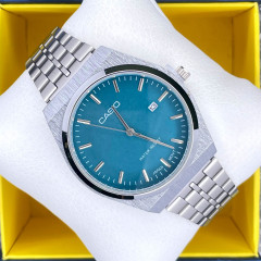 Casio MTP-B145G Silver-Light Blue Rep