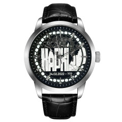 Годинник наручний Awarder Незламний Харків Silver-Black Automatic