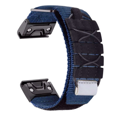 Ремінець для годинника Nylon Pro for Garmin Blue 22 мм, 1051-1252